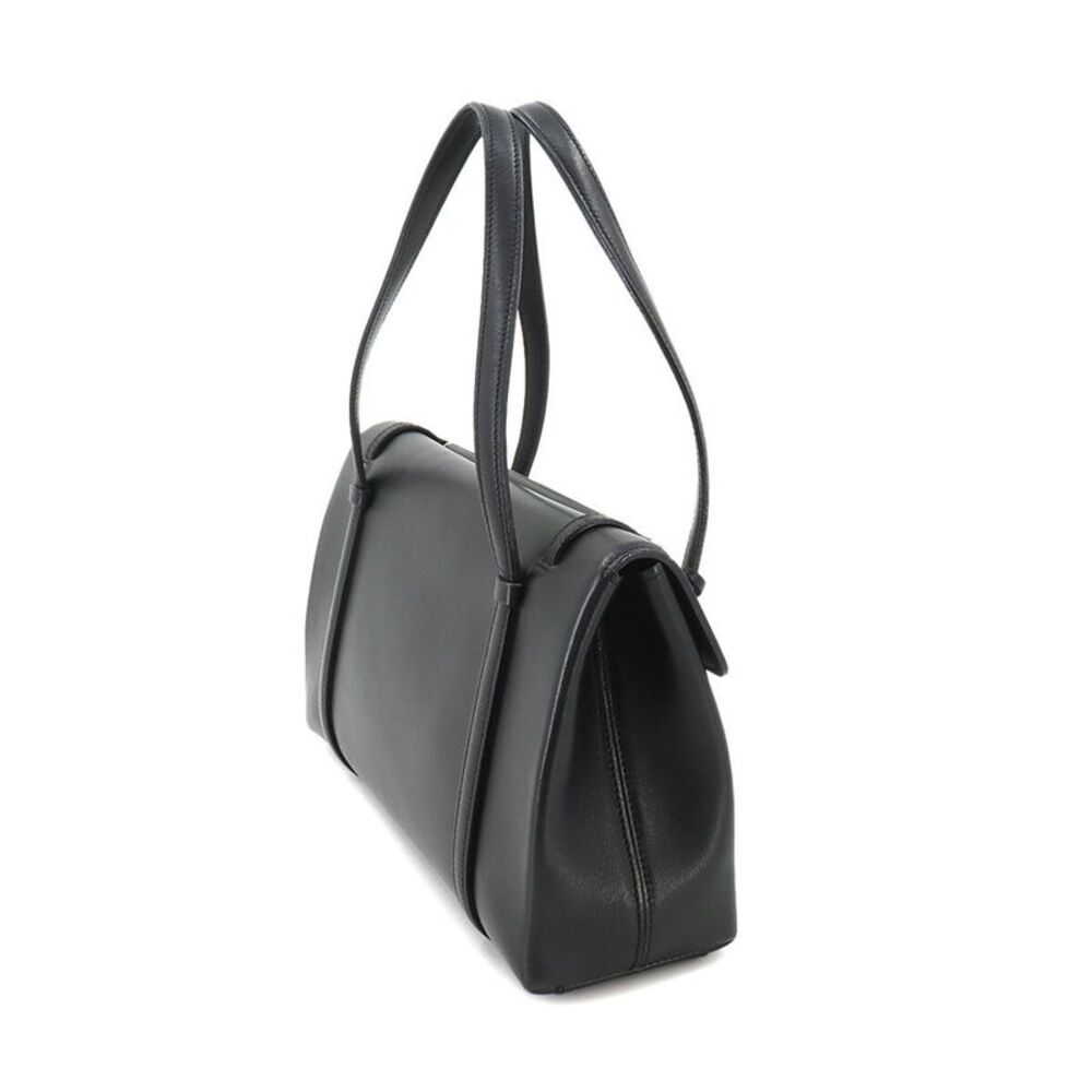Cartier Cabochon Black Leather Handbag (Pre-Owned) - Picture 8 of 10
